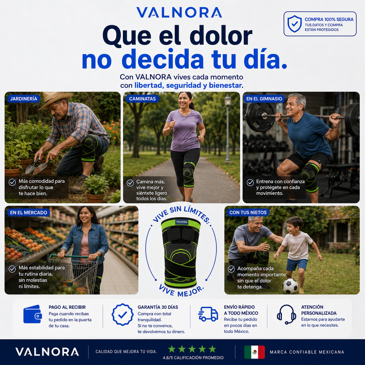 Rodillera de Soporte 360° VALNORA
