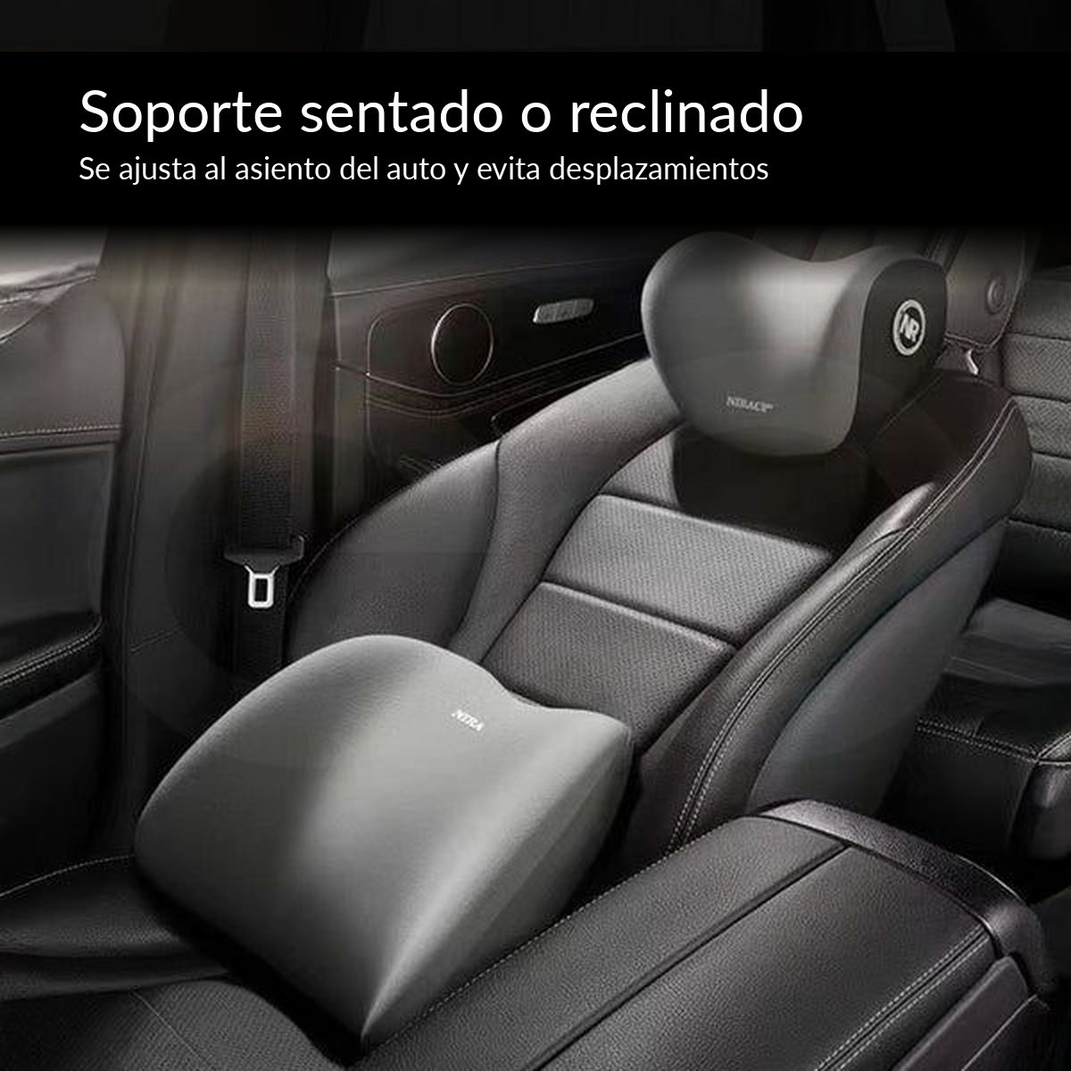 NovaGroup Almofada Lombar Ergonômica para Carro, Escritório e Sofá - Suporte para Coluna