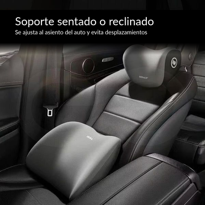 NovaGroup Almofada Lombar Ergonômica para Carro, Escritório e Sofá - Suporte para Coluna