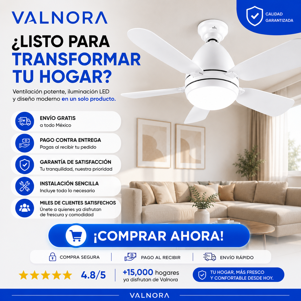 BOMBILLO VENTILADOR