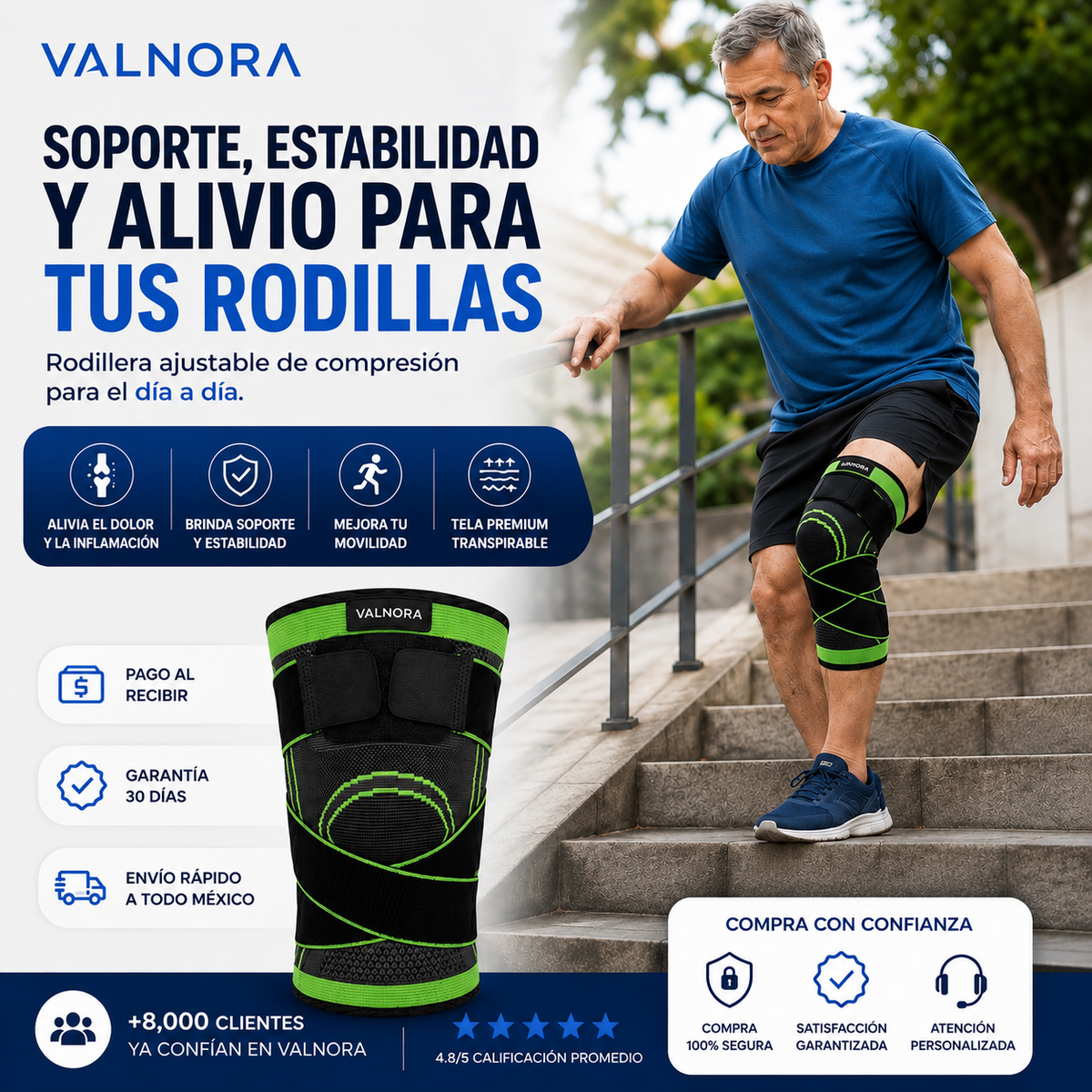 Rodillera de Soporte 360° VALNORA