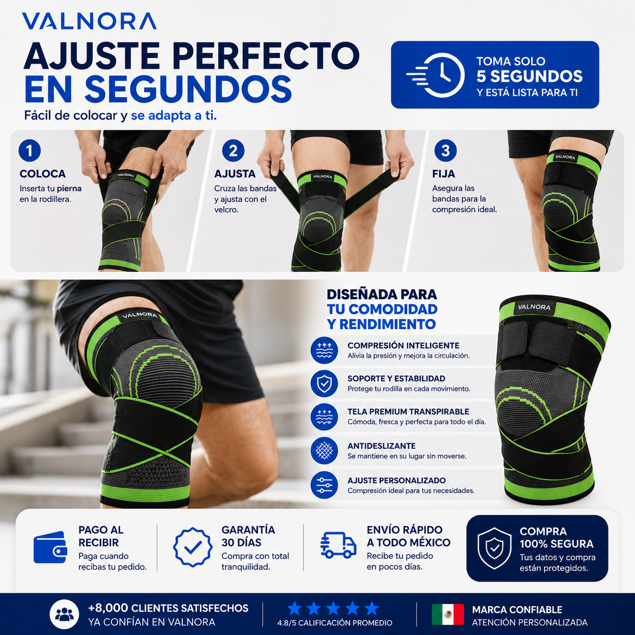 Rodillera de Soporte 360° VALNORA